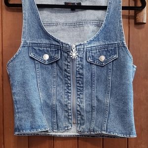 Delia's Jean vest